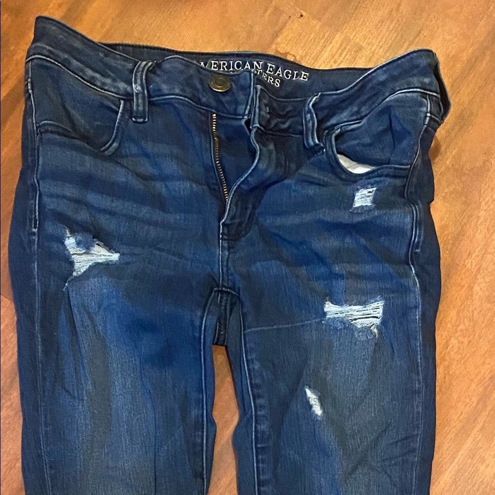 American Eagle Jeggings like new worn only a few times.  Size 6 X-Long